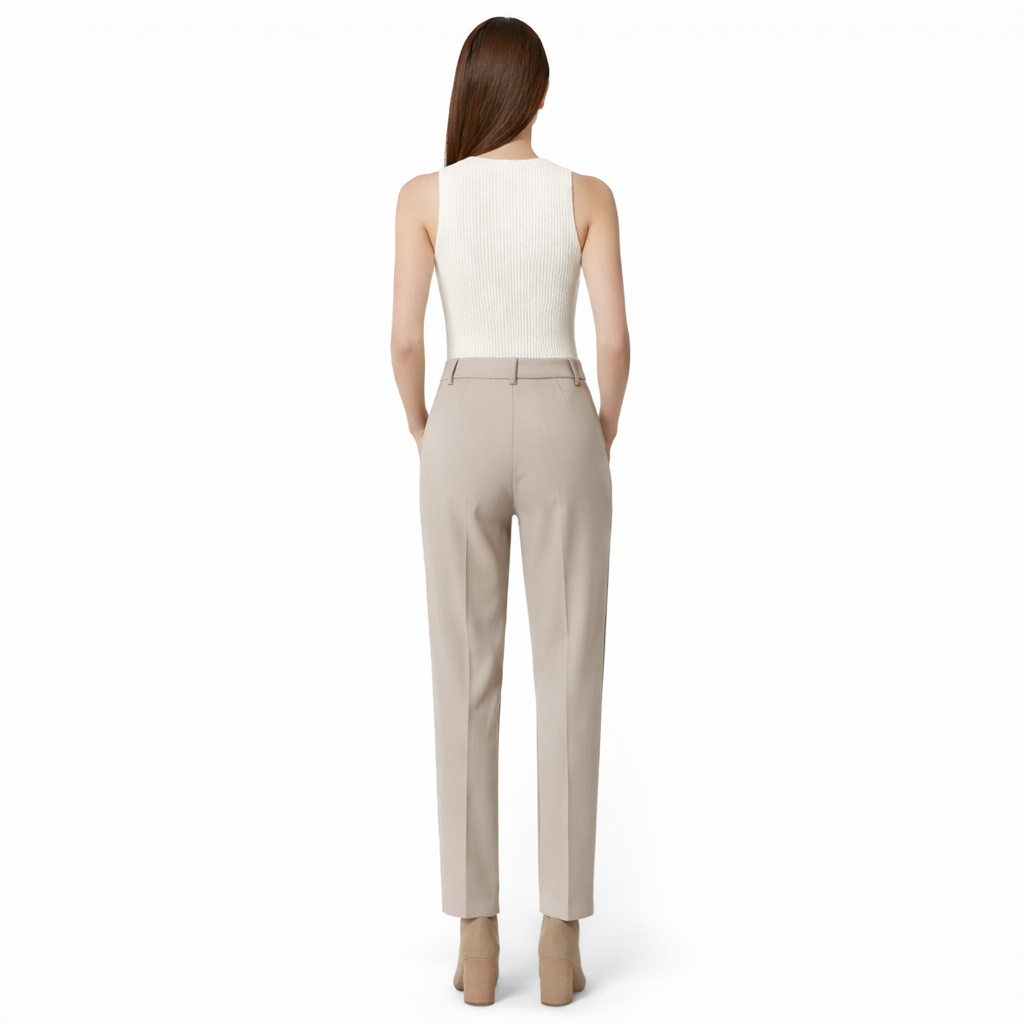Pantalon tailleur habillé-style court décontracté