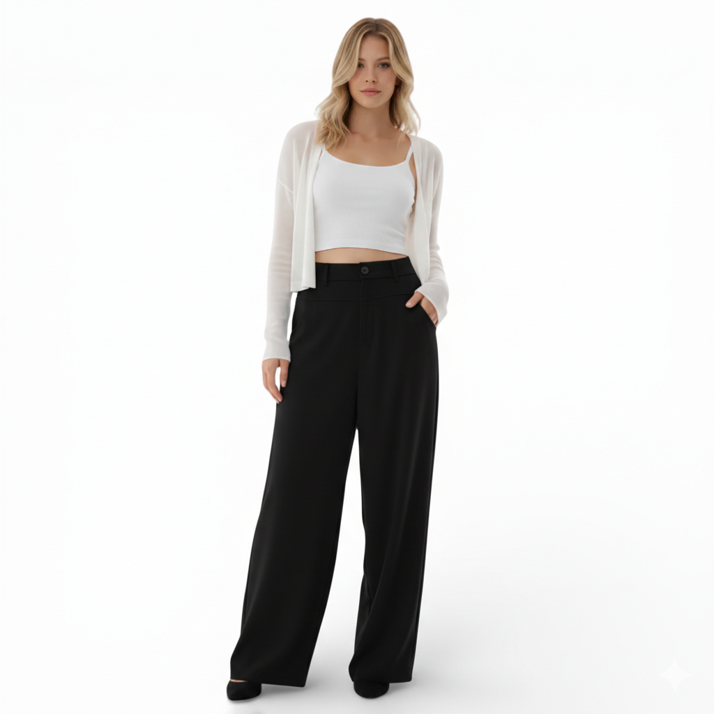 Pantalon tailleur-style large Printemps/été