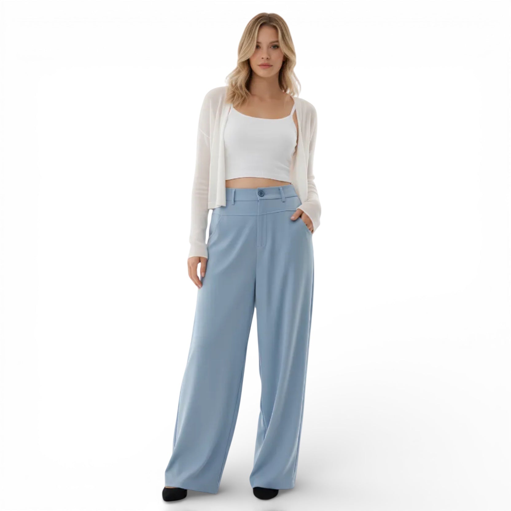 Pantalon tailleur-style large Printemps/été