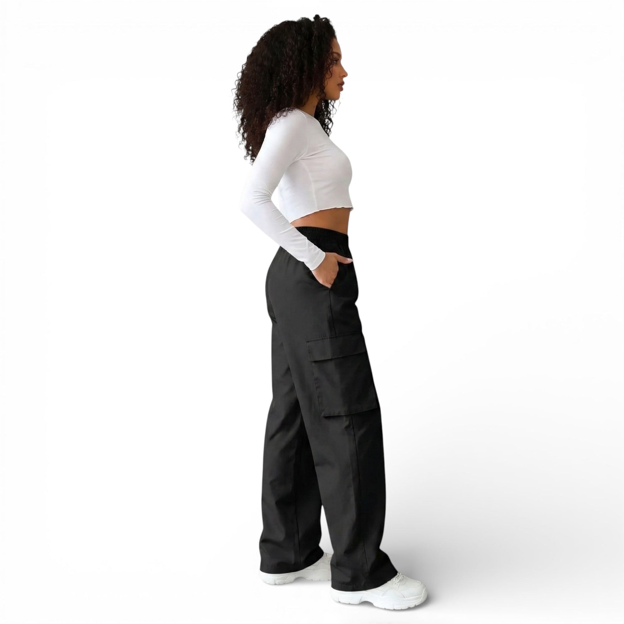 Pantalon large fluide