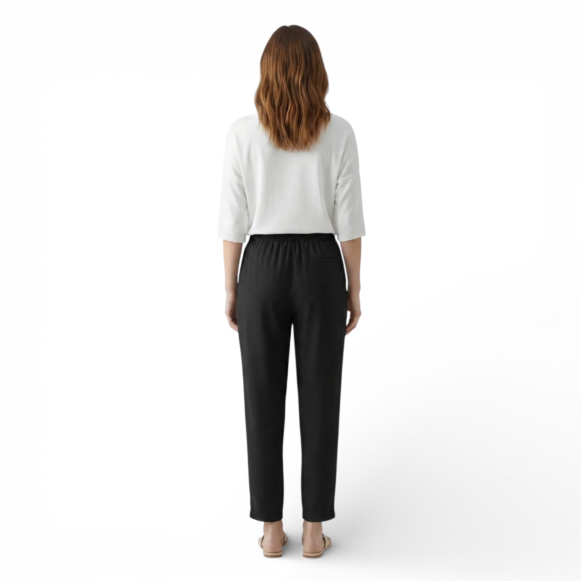 Pantalon en lin - coupe ample minceur