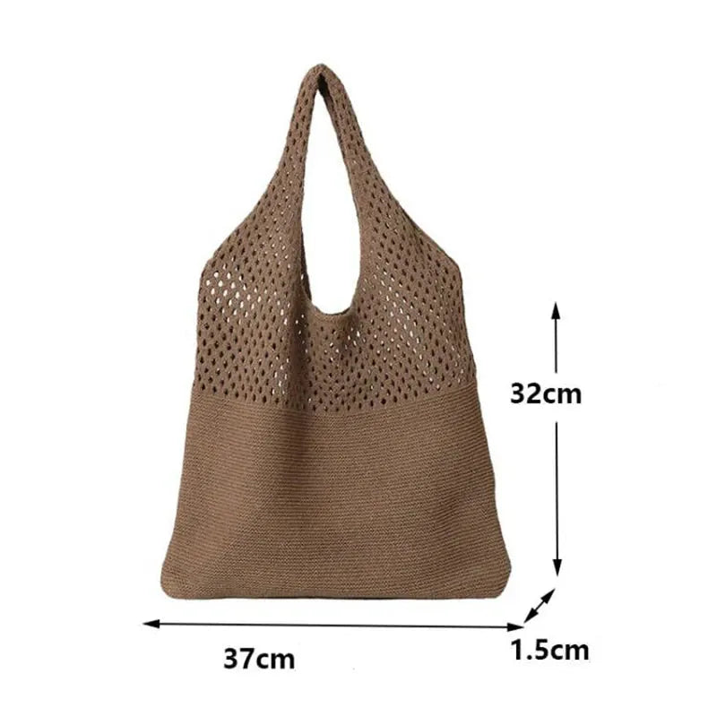 Grand Sac Cabas Femme en Maille Extensible LUNAVIA PANTS