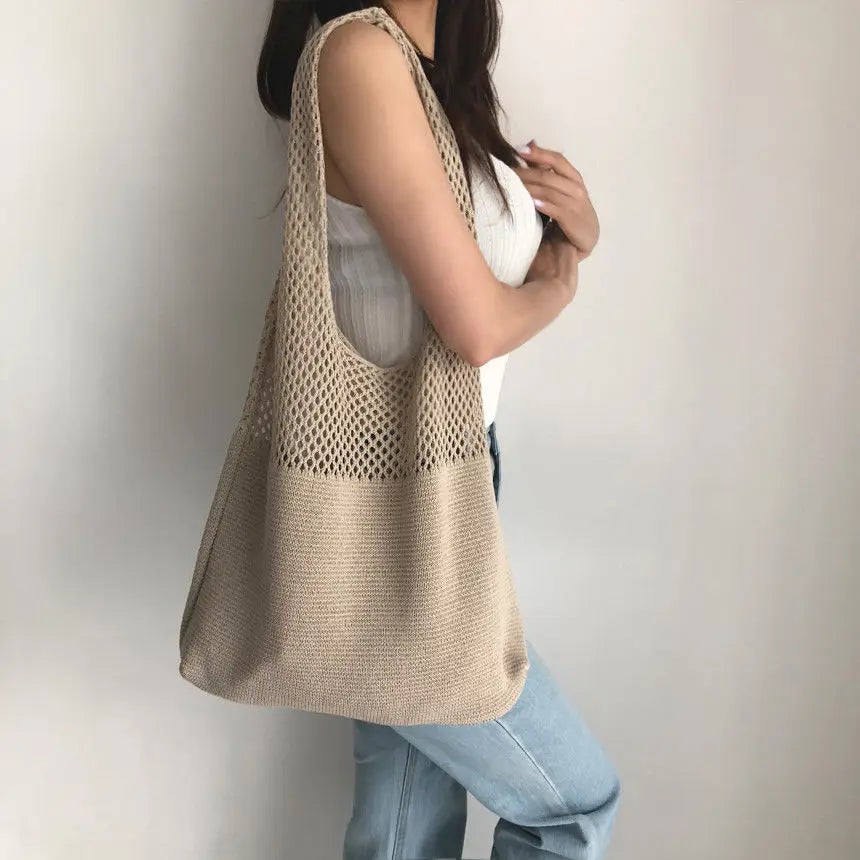 Grand Sac Cabas Femme en Maille Extensible LUNAVIA PANTS