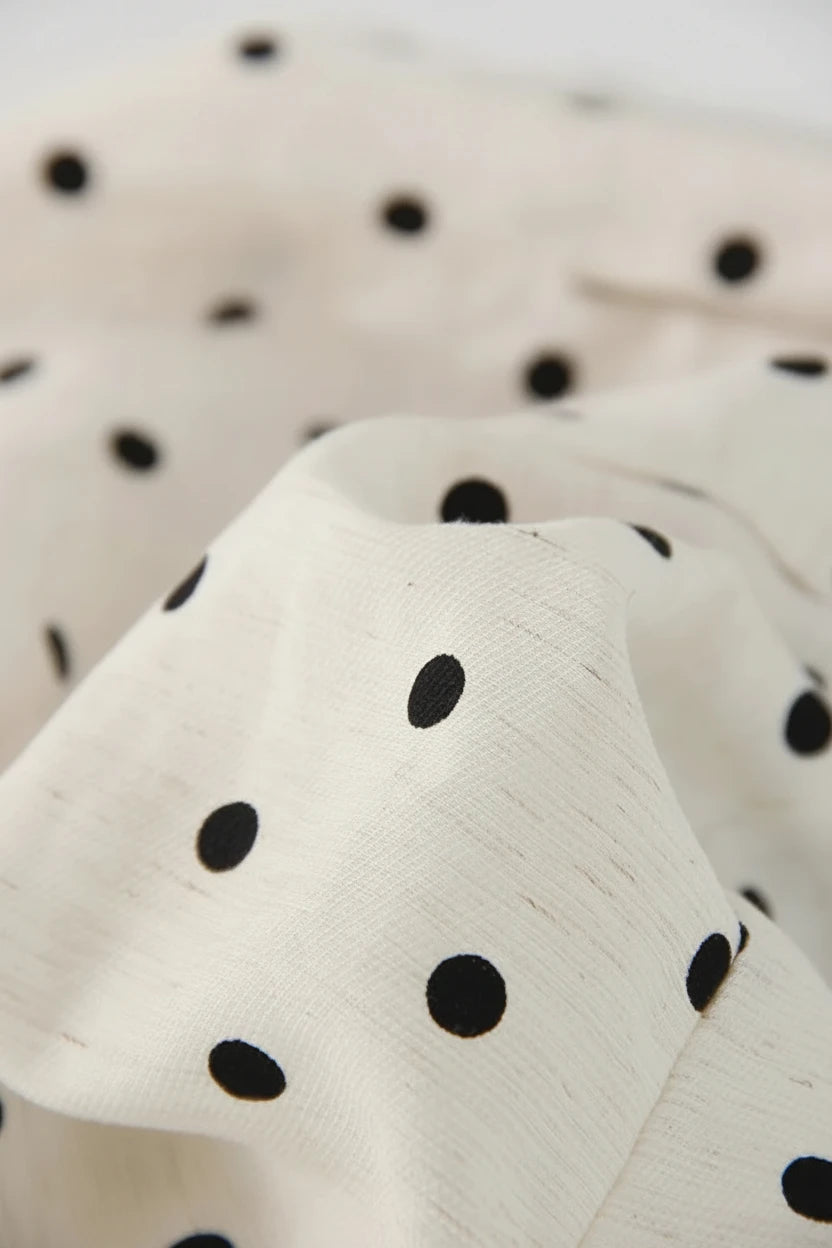 L'Allure – Pantalon Fluide Premium à Pois