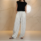 L'Allure – Pantalon Fluide Premium à Pois
