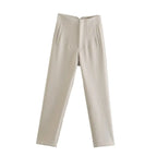 L'Iconique – Pantalon Tailleur Sculptant Taille Haute