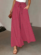L'Insouciant – Pantalon Palazzo Rétro à Pois