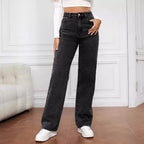 L'Intemporel – Pantalon Jean Wide Leg Bleu Authentique