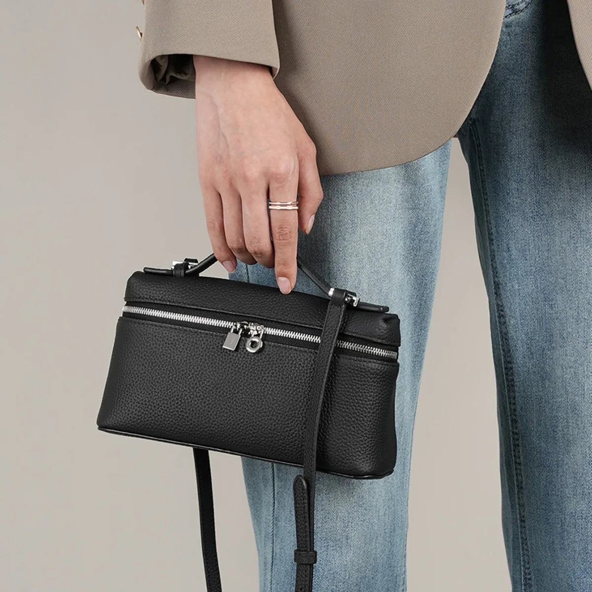 Le Mini Sac "Vanity" Noir – L'Élégance Compacte LUNAVIA PANTS