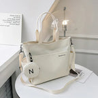Le "Mom Bag" Casual Chic : Cabas blanc Multipoche LUNAVIA PANTS