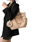 Le "Mom Bag" Casual Chic : Cabas blanc Multipoche LUNAVIA PANTS