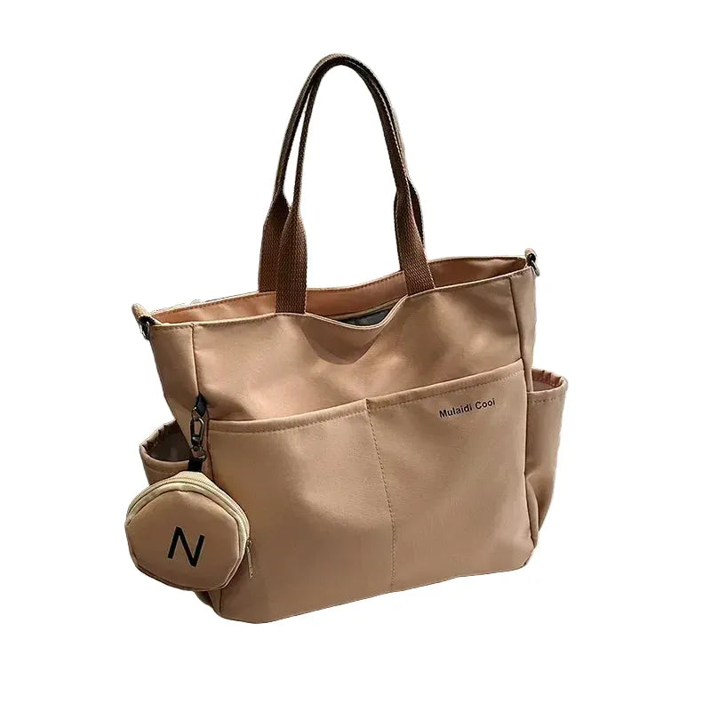 Le "Mom Bag" Casual Chic : Cabas blanc Multipoche LUNAVIA PANTS