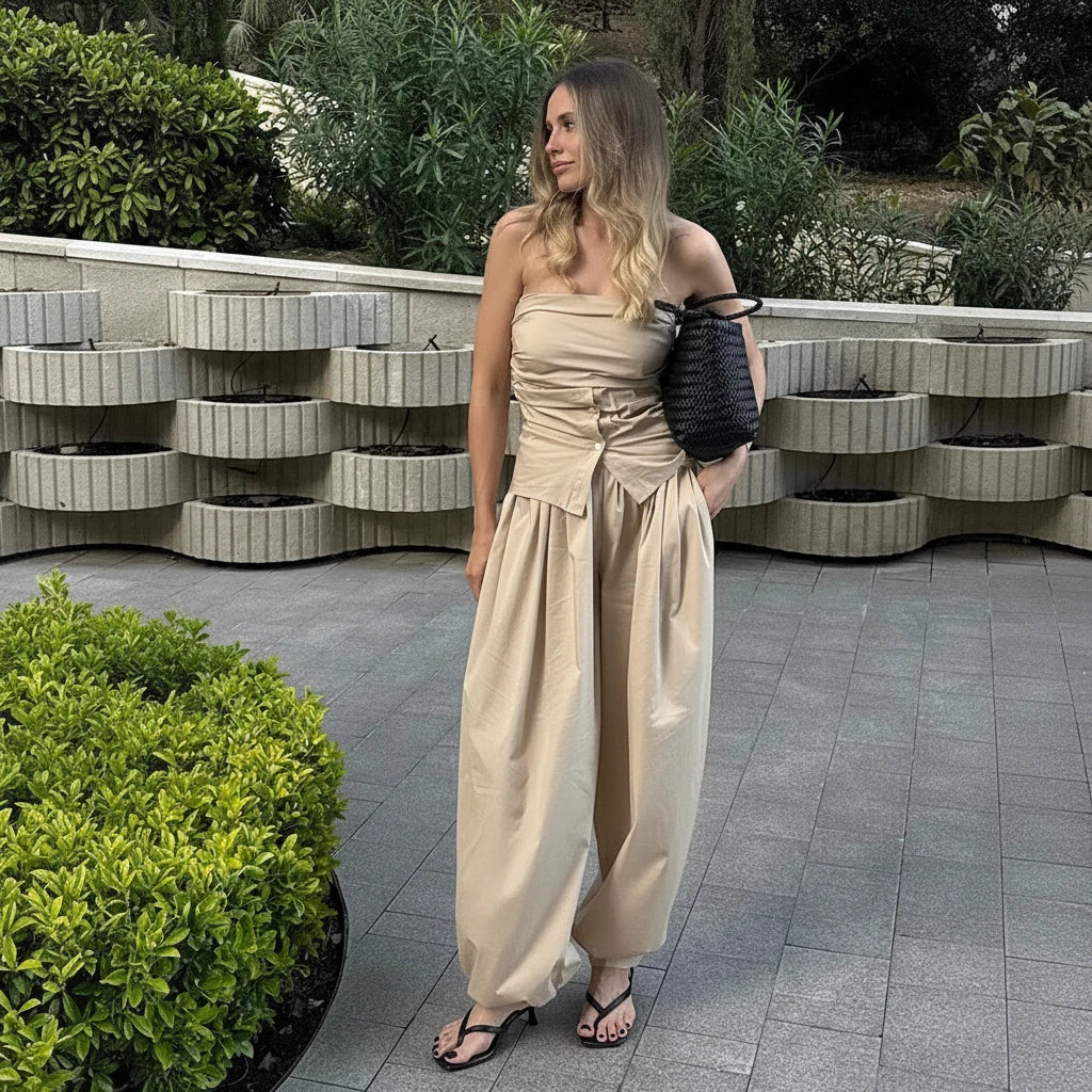 Le Nuage – Pantalon Ballon Fluide et Chic