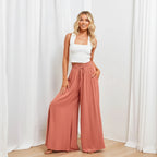 Le Vaporeux – Pantalon Palazzo Fluide Taille Haute