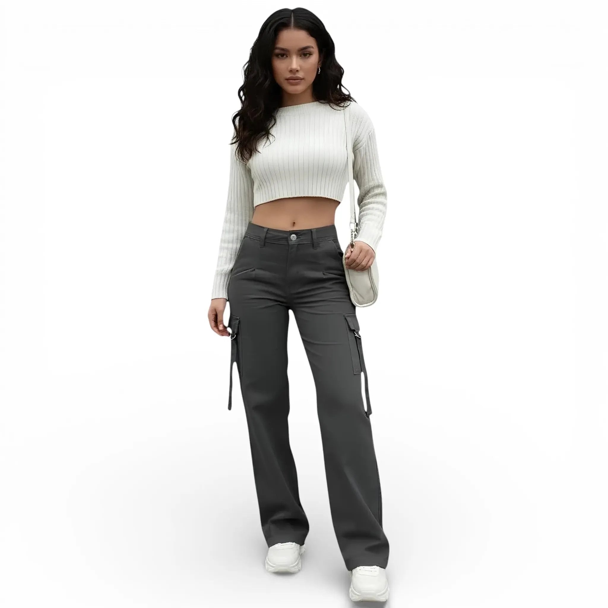 Pantalon cargo-taille haute LUNAVIA PANTS