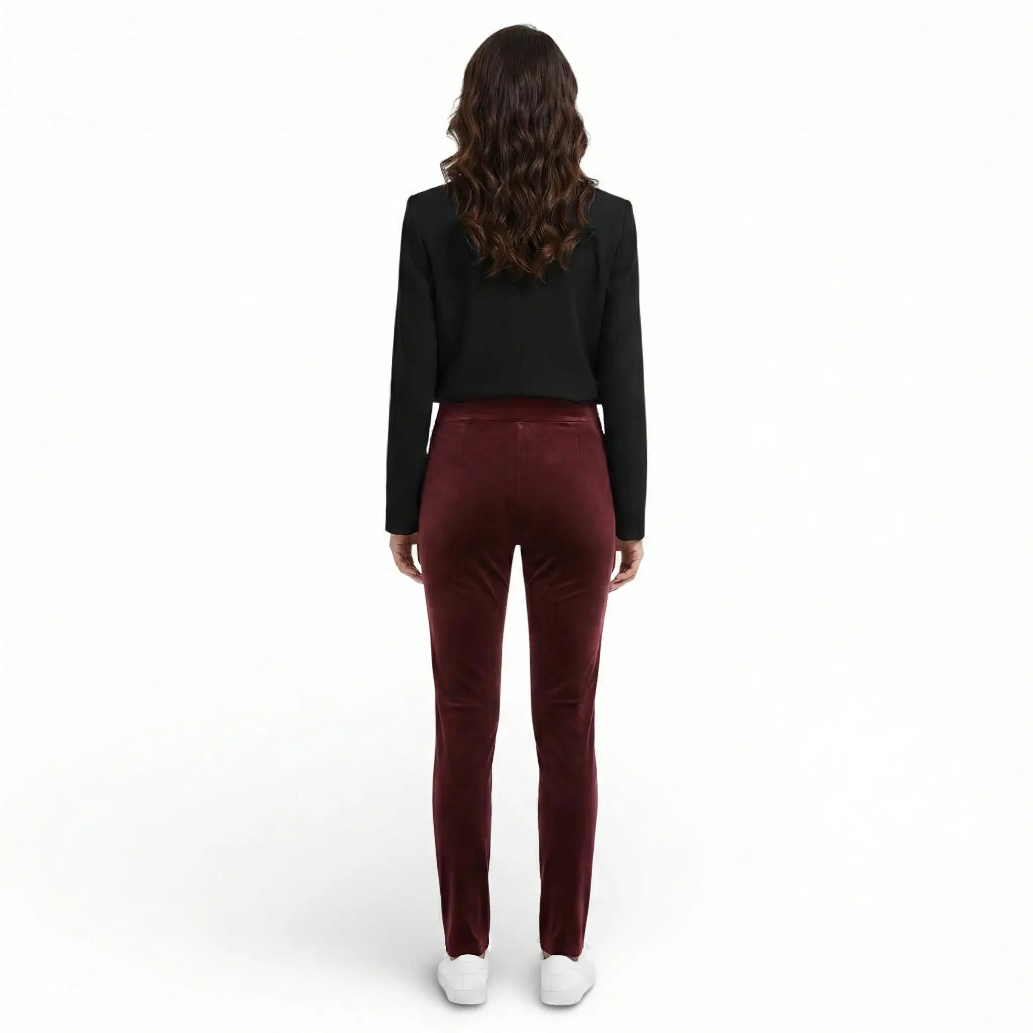 Pantalon coupe crayon en velours doublé polaire LUNAVIA PANTS