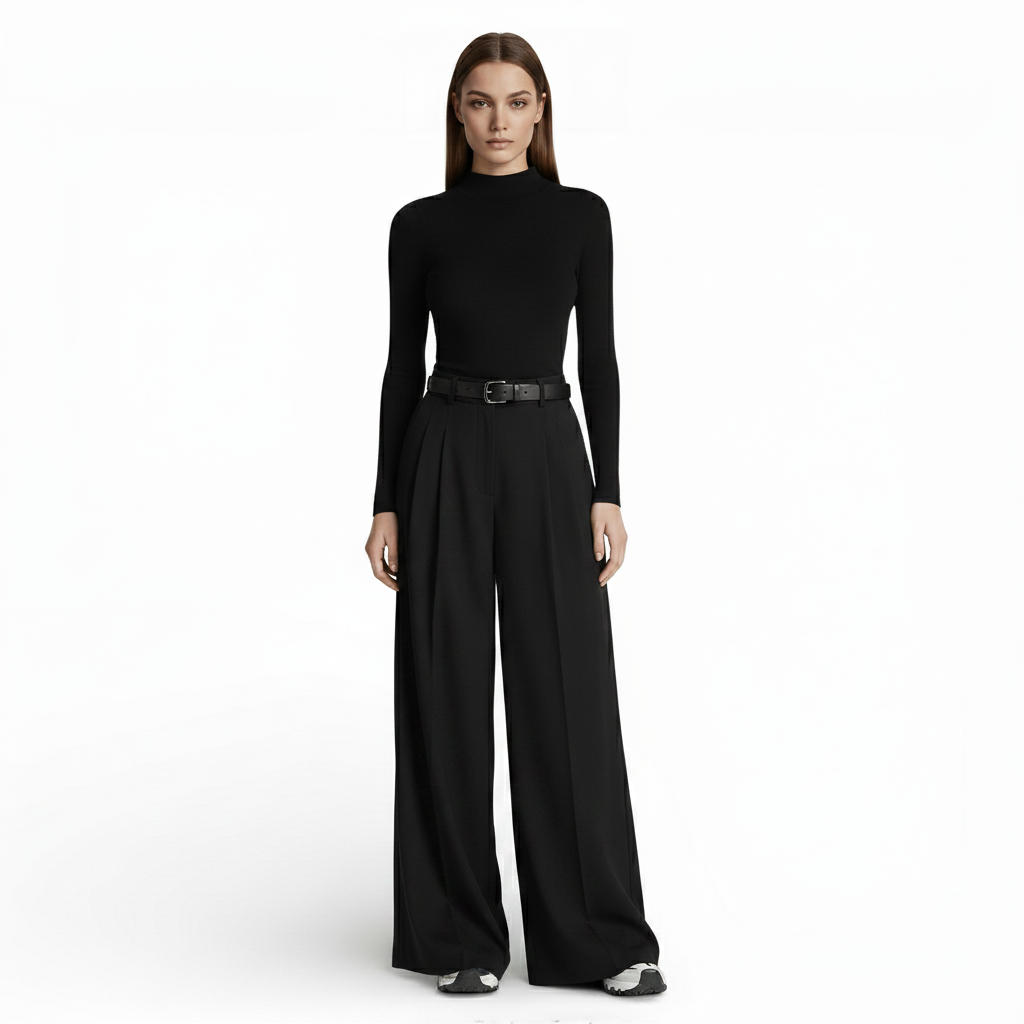 Pantalon de costume jambe large LUNAVIA PANTS