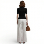 Pantalon en lin mélangé fluide LUNAVIA PANTS