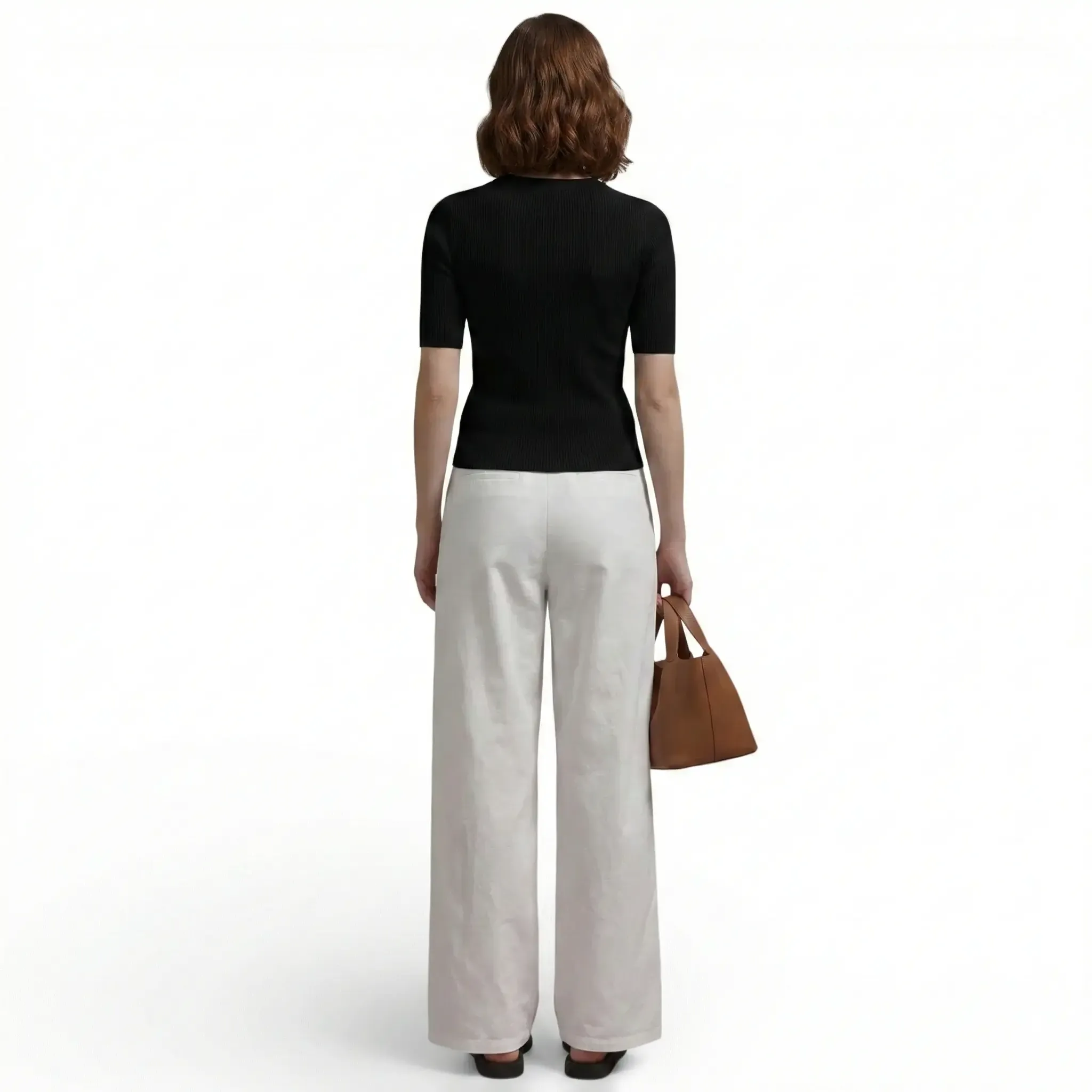 Pantalon en lin mélangé fluide LUNAVIA PANTS