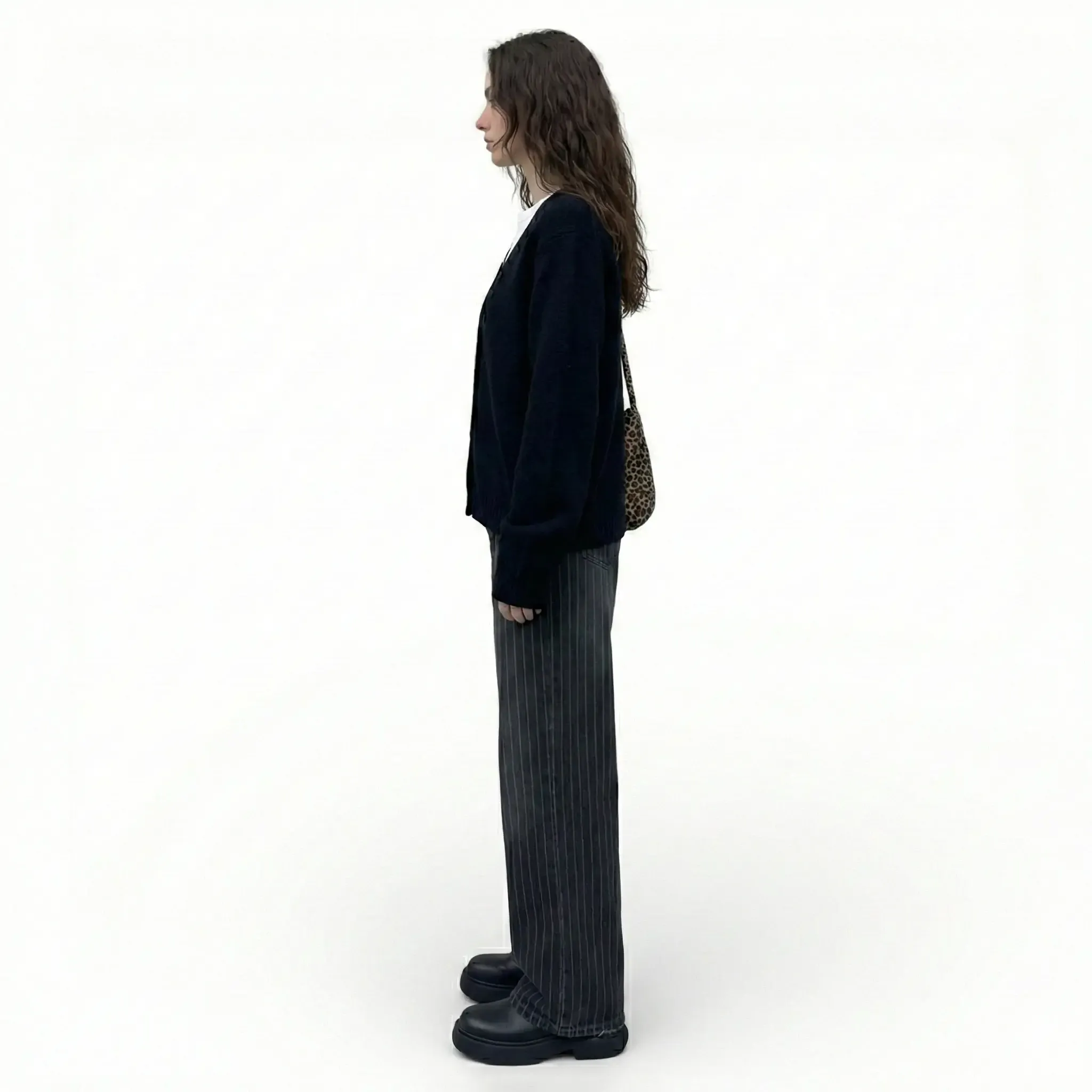 Pantalon largeBaggy-modèle rayé LUNAVIA PANTS