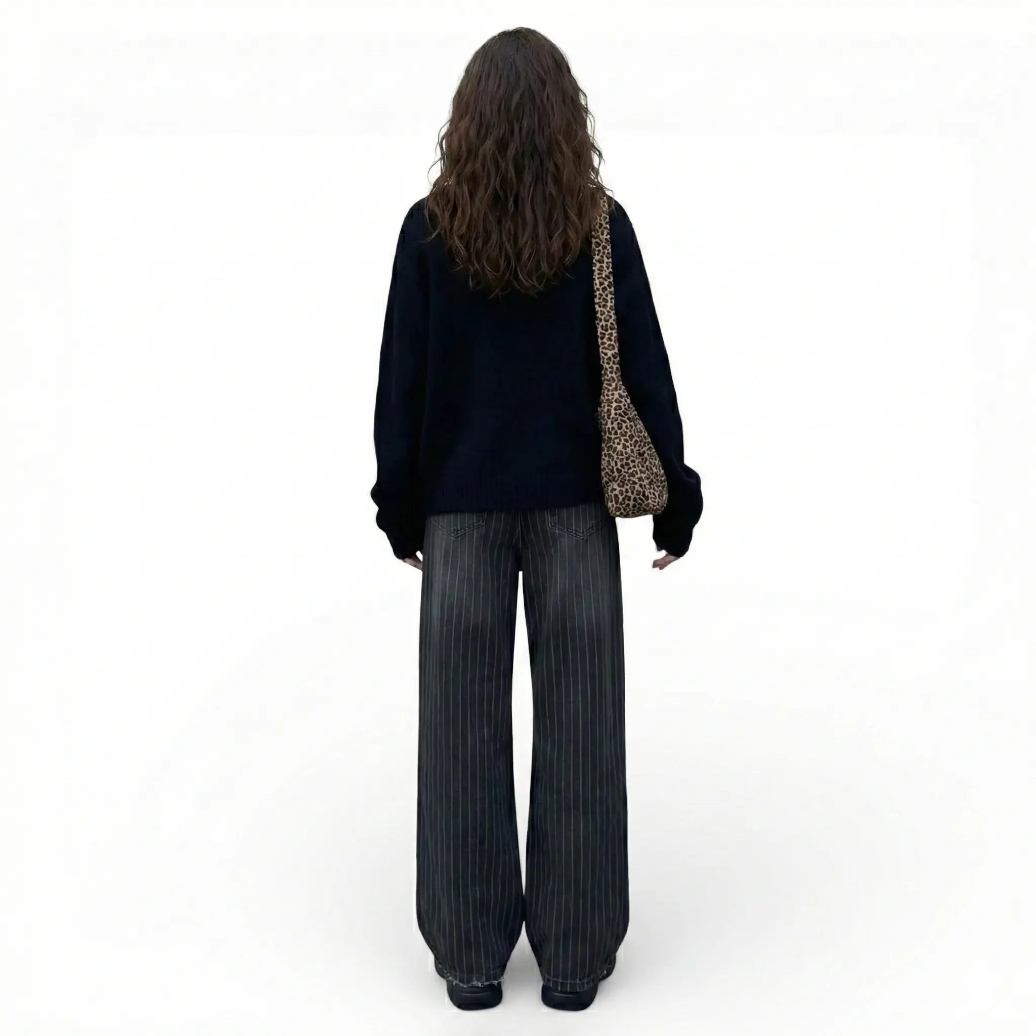 Pantalon largeBaggy-modèle rayé LUNAVIA PANTS