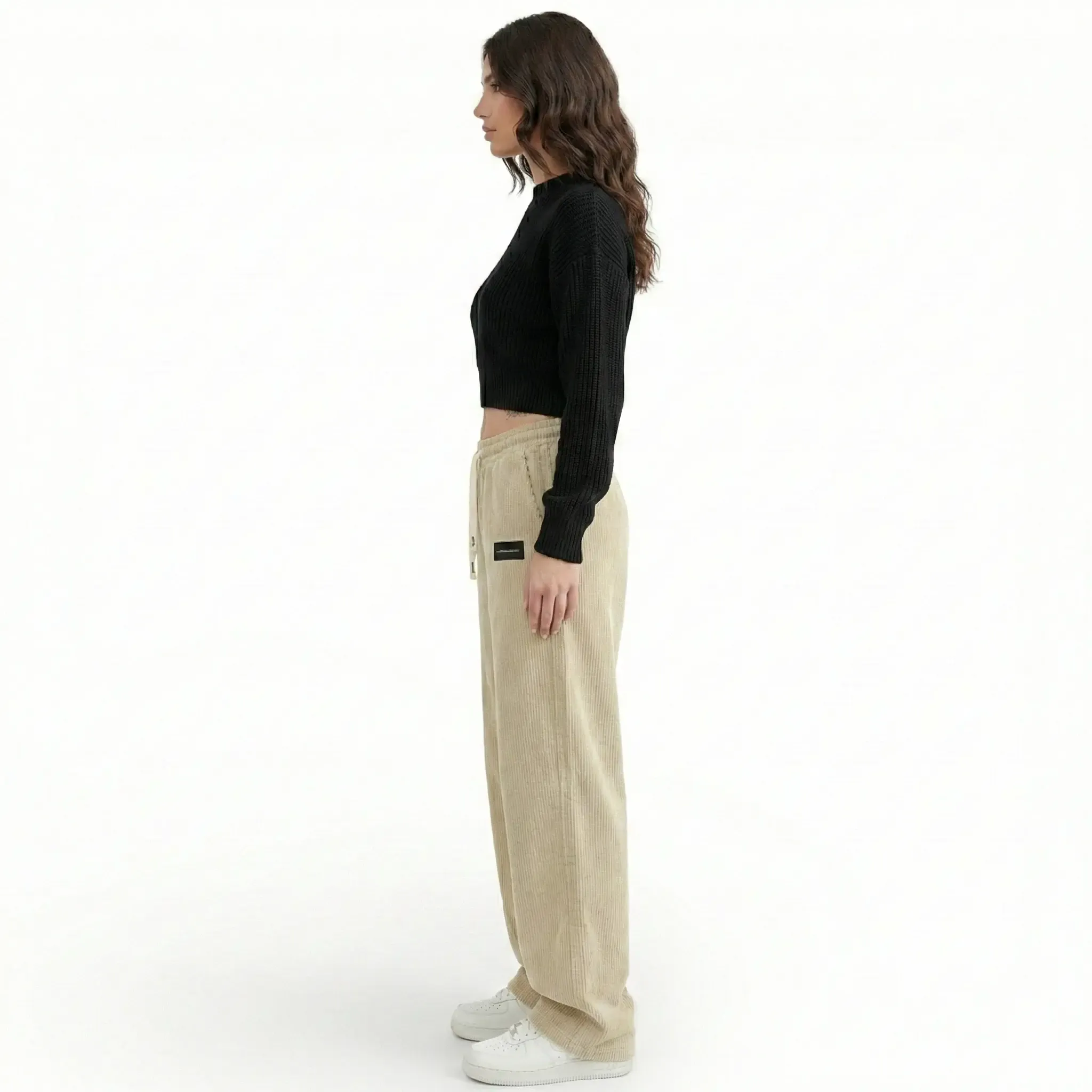 Pantalon style velours-coupe large LUNAVIA PANTS