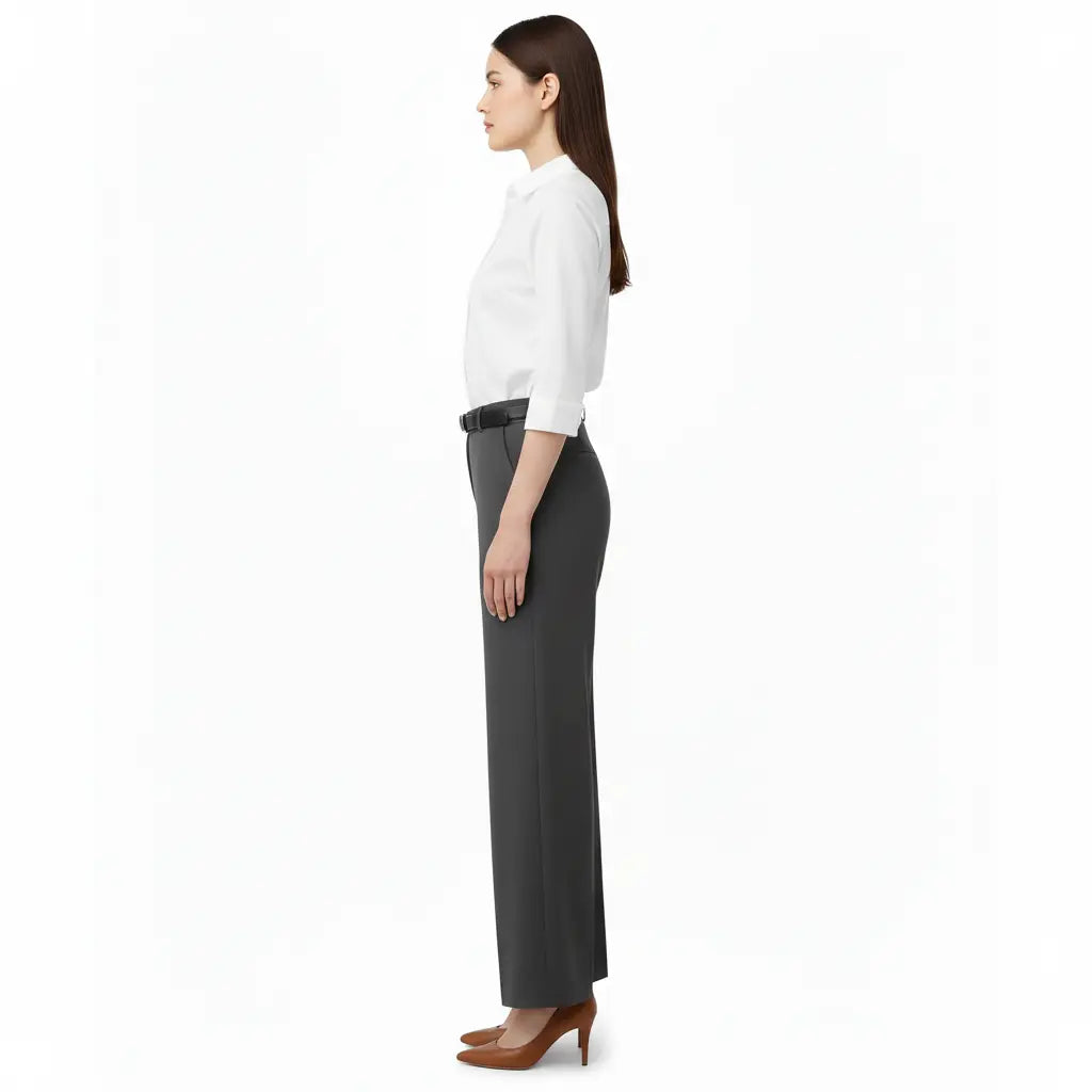 Pantalon tailleur coupe large-taille haute LUNAVIA PANTS