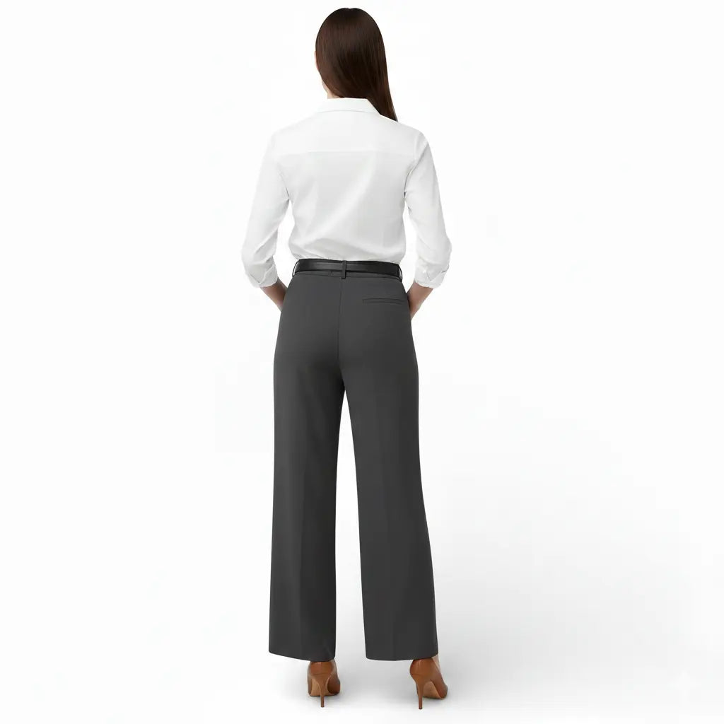 Pantalon tailleur coupe large-taille haute LUNAVIA PANTS