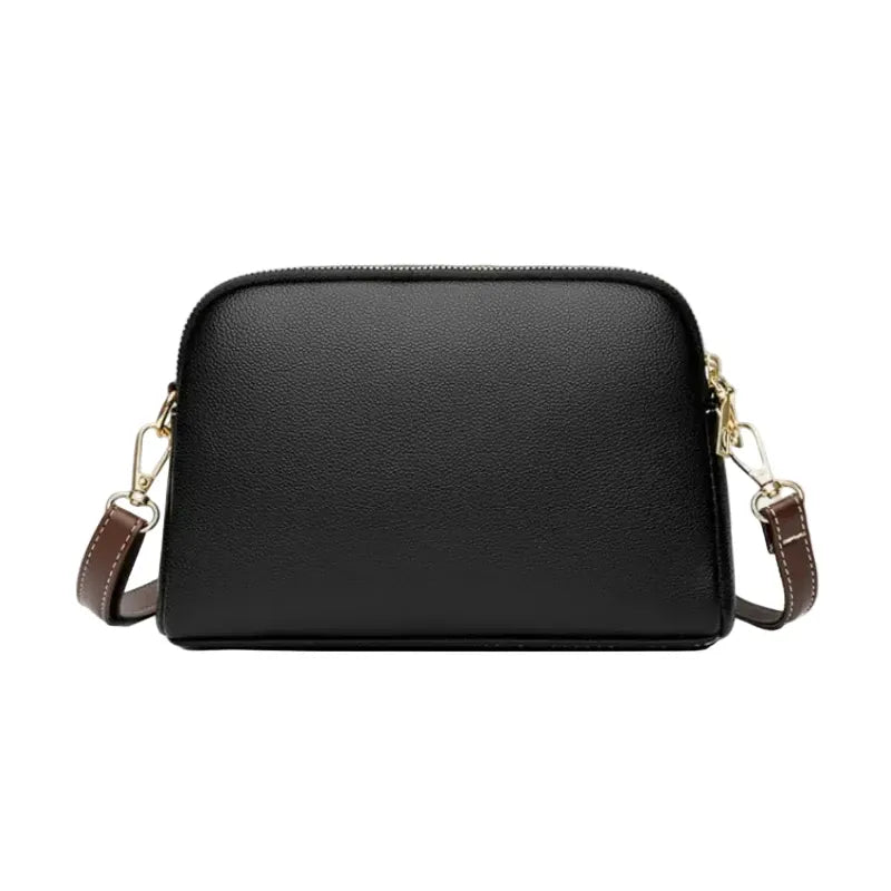 Petit Sac à Main Dôme avec Lanière Marron Contrastante LUNAVIA PANTS