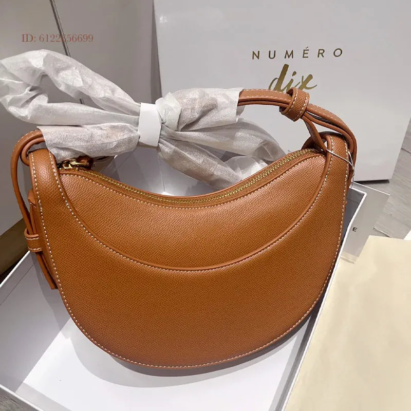Petit Sac Épaule Croissant Effet Cuir Texturé LUNAVIA PANTS
