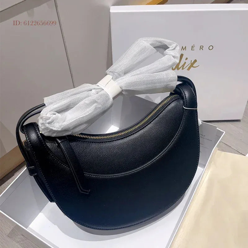 Petit Sac Épaule Croissant Effet Cuir Texturé LUNAVIA PANTS