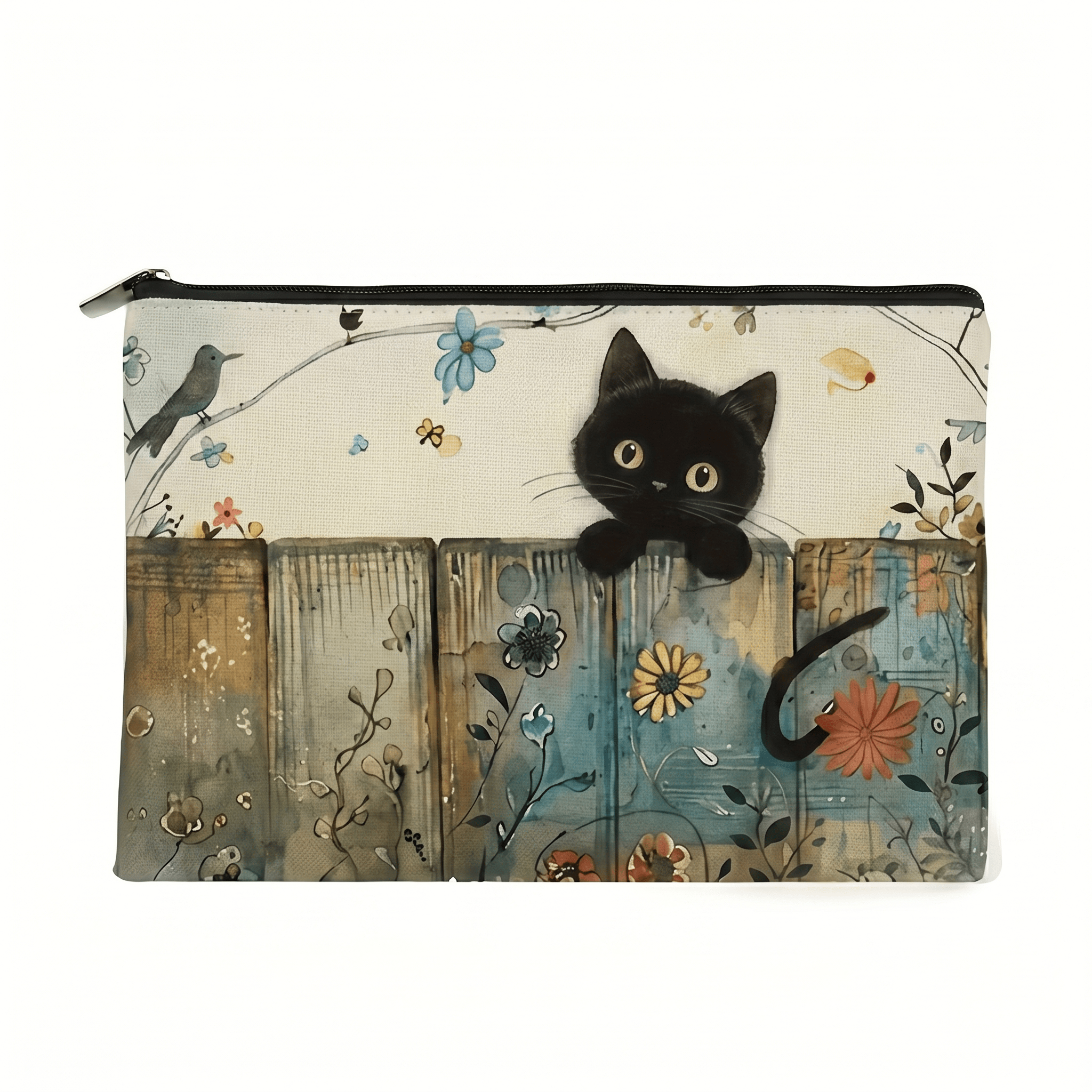 Pochette Zippée Multi-Usages Imprimé Chat Mignon LUNAVIA PANTS