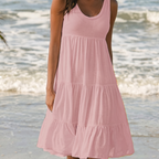 Robe de Plage Bohème à Volants