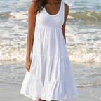 Robe de Plage Bohème à Volants