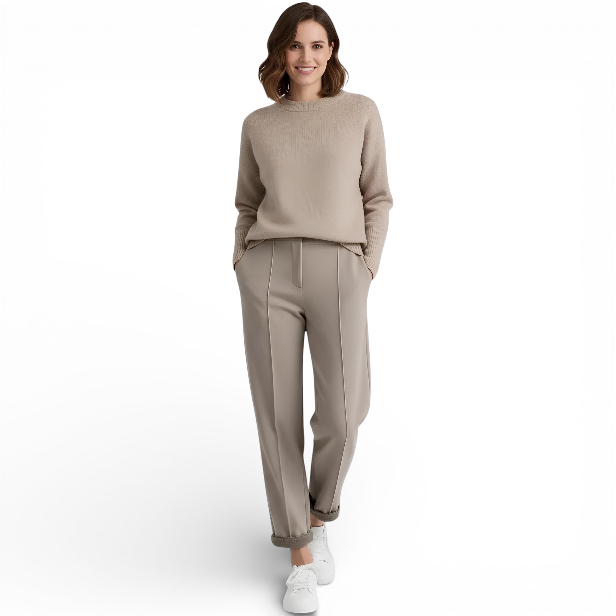 Pantalon style tailleur décontracté Automne/Hiver - Coupe crayon