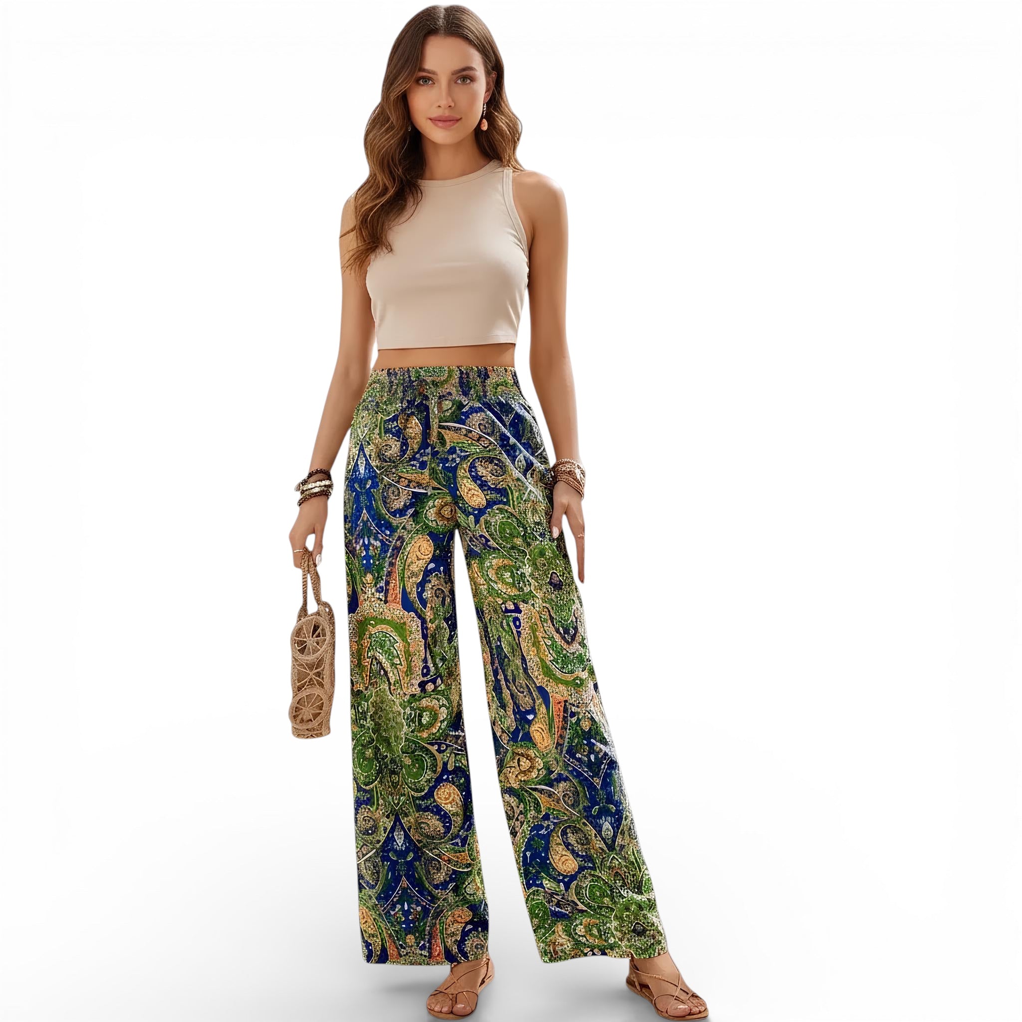 Pantalon large-style grâce ladies