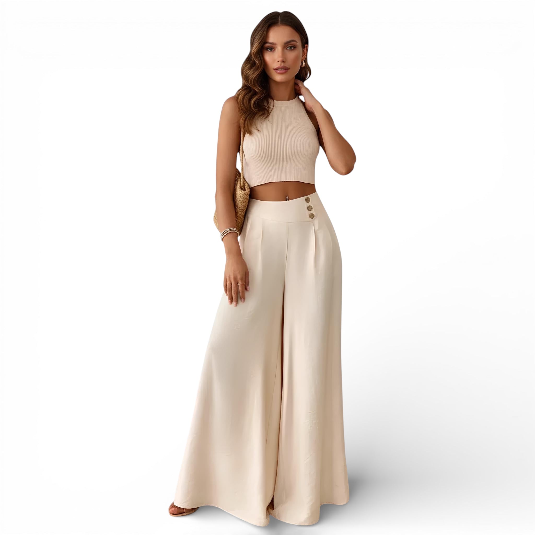 Pantalon large Modèle d'été & style décontracté