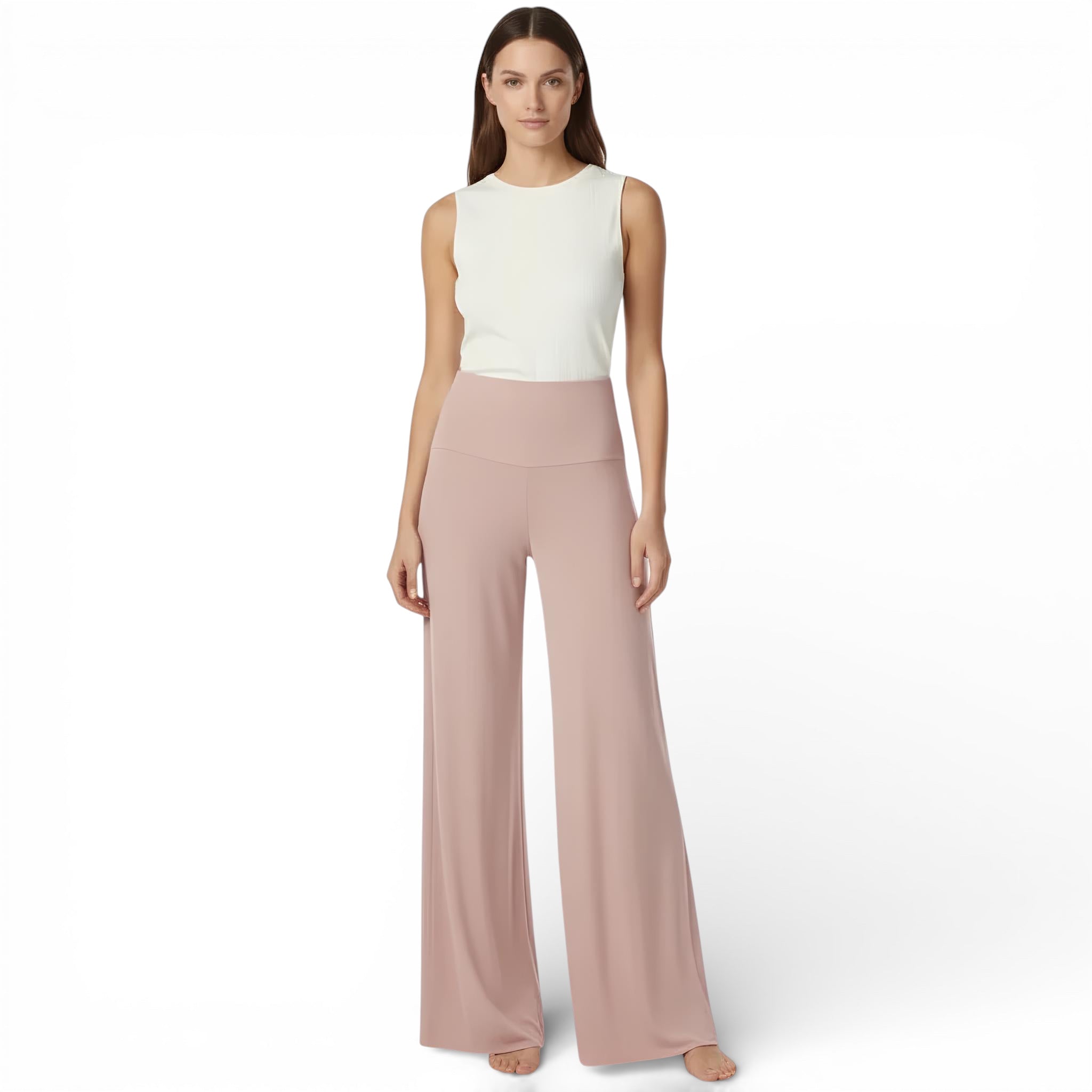 Pantalon style habillé-taille haute