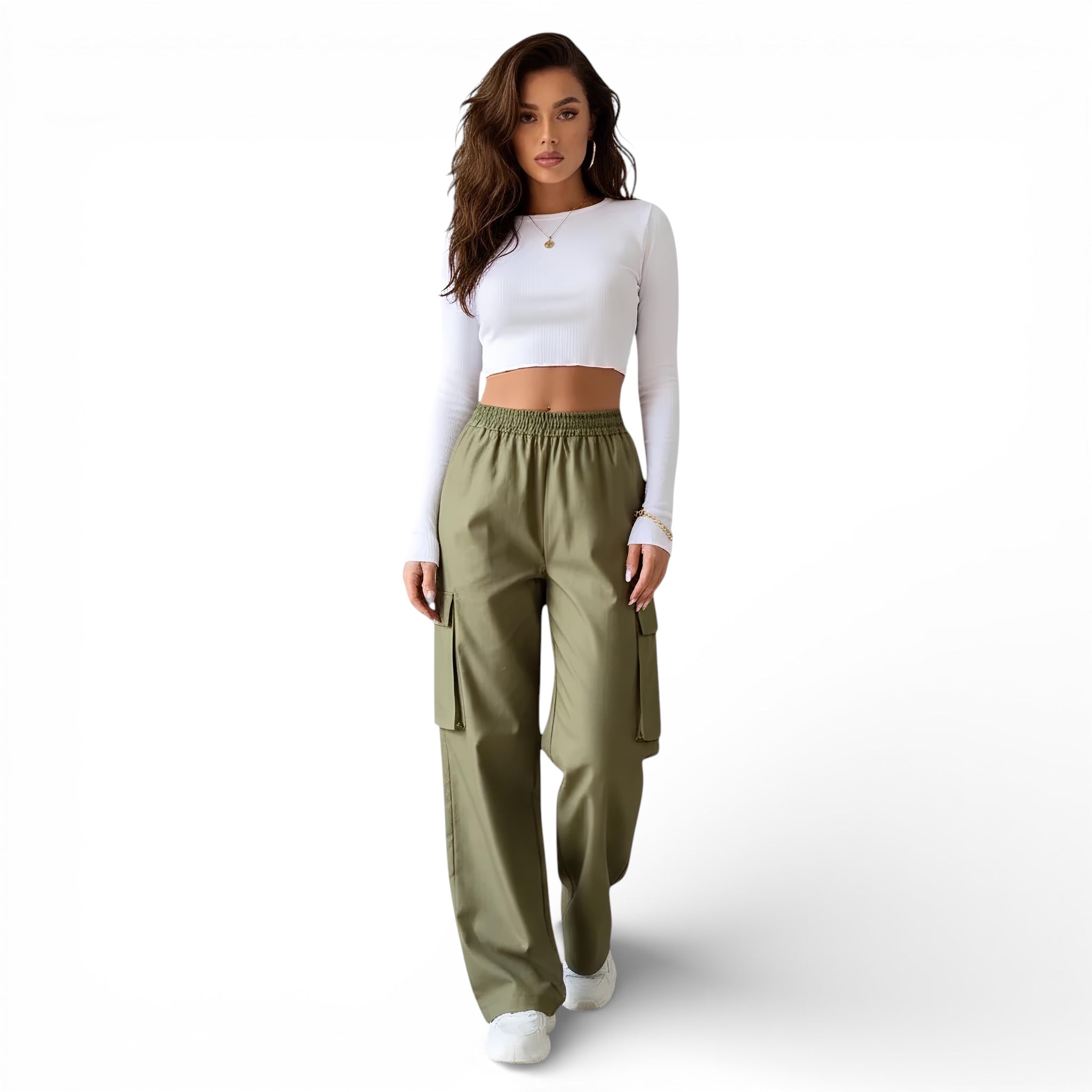 Pantalon large fluide