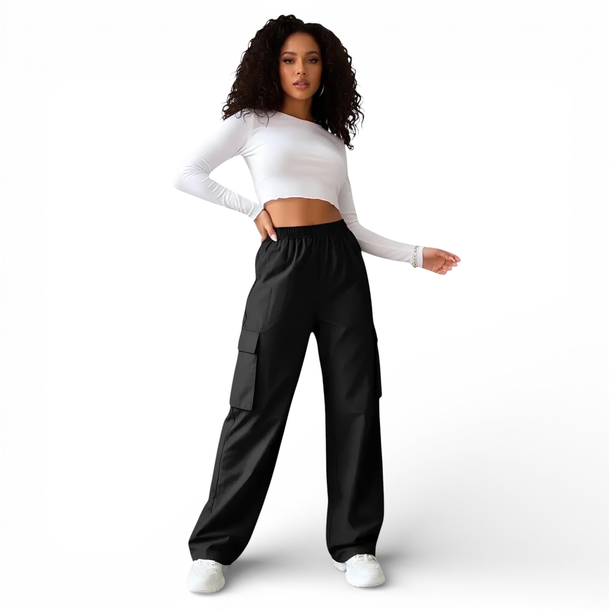 Pantalon large fluide