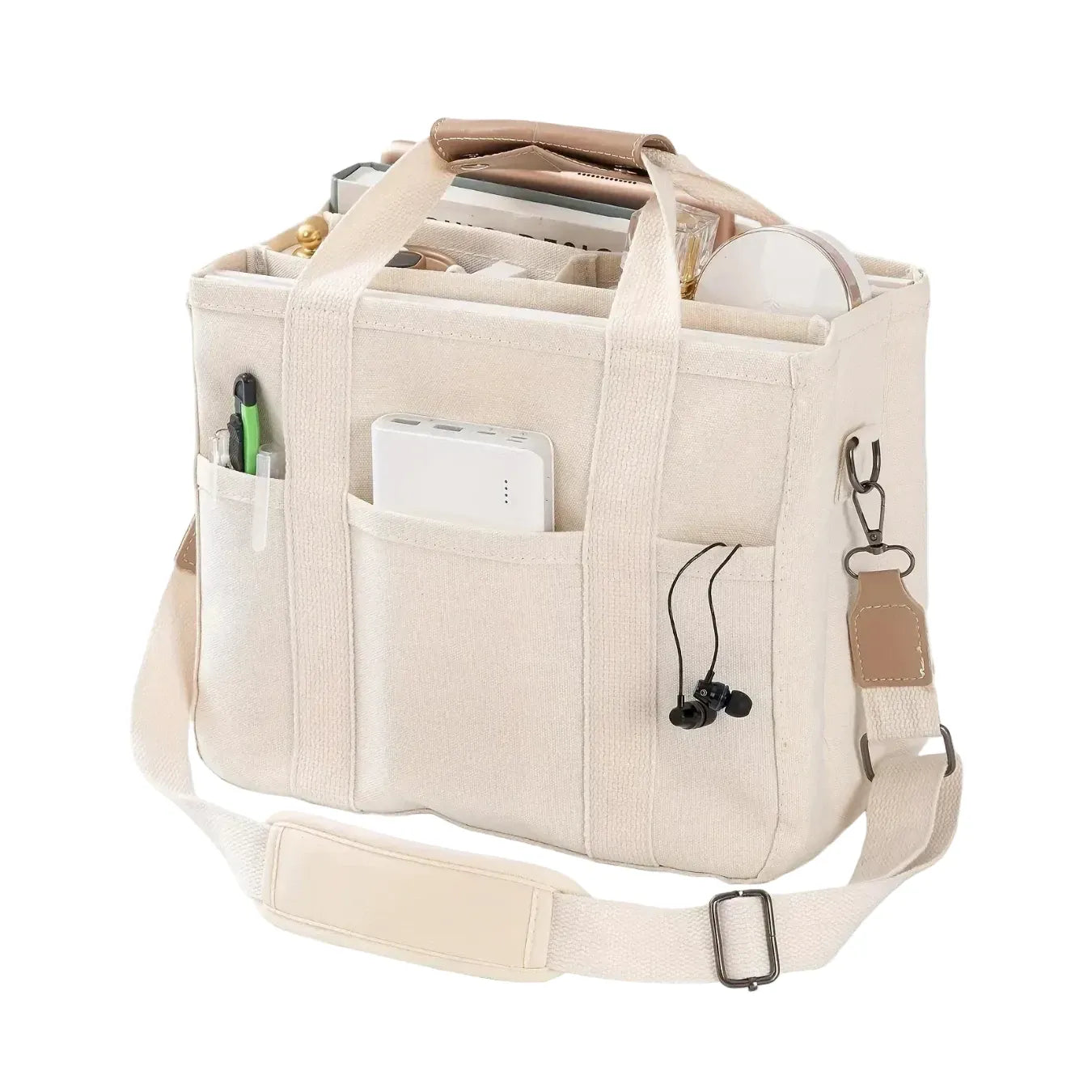 Sac Bandoulière Multi-Rangements en Toile LUNAVIA PANTS