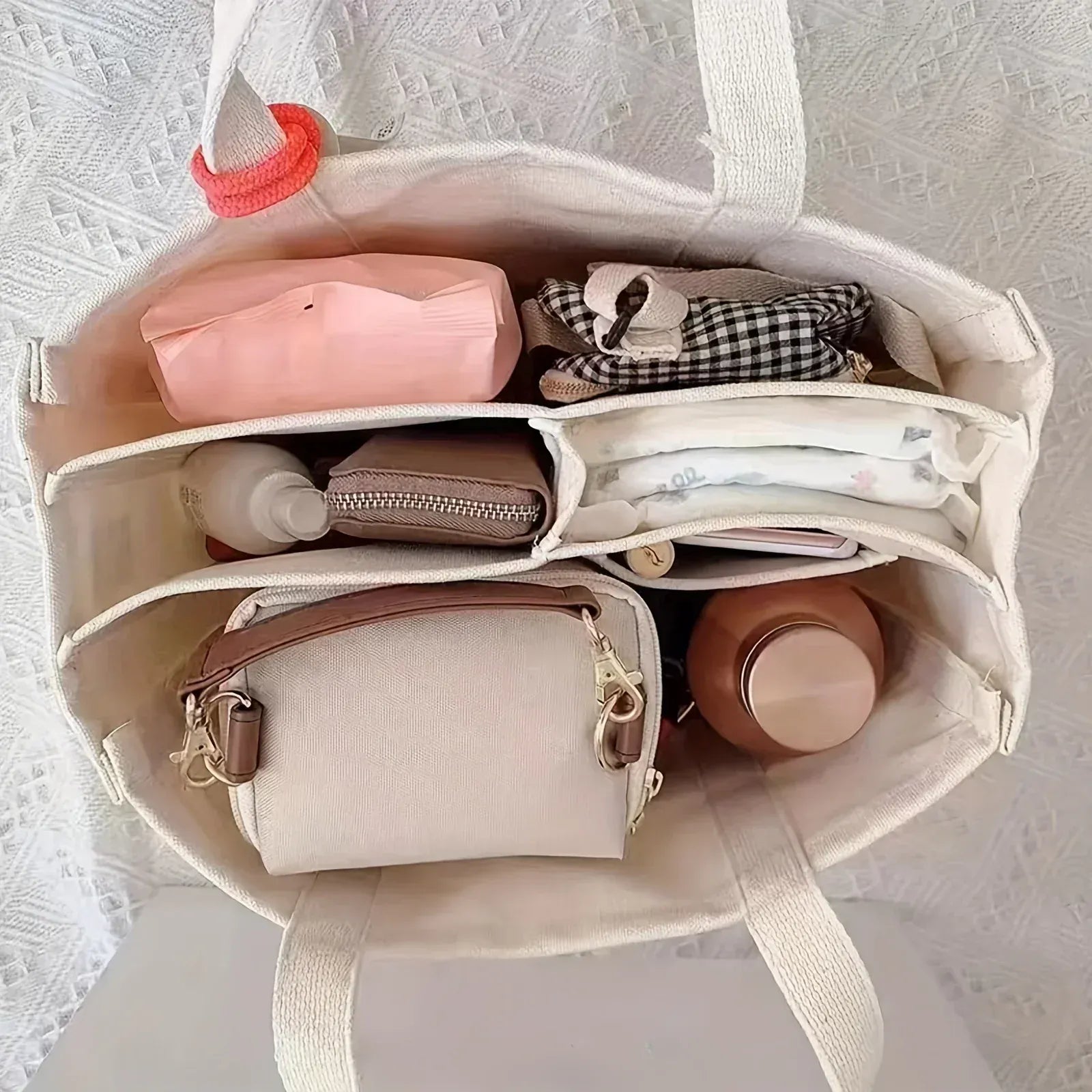 Sac Bandoulière Multi-Rangements en Toile LUNAVIA PANTS
