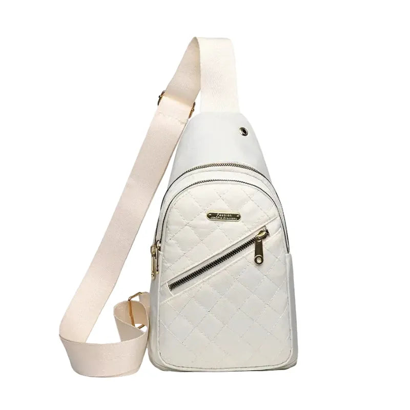 Sac à Dos Asymétrique Monobretelle Blanc LUNAVIA PANTS