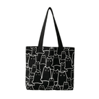Tote Bag Kawaii Motif Félin – Grand Sac à Main en Toile LUNAVIA PANTS