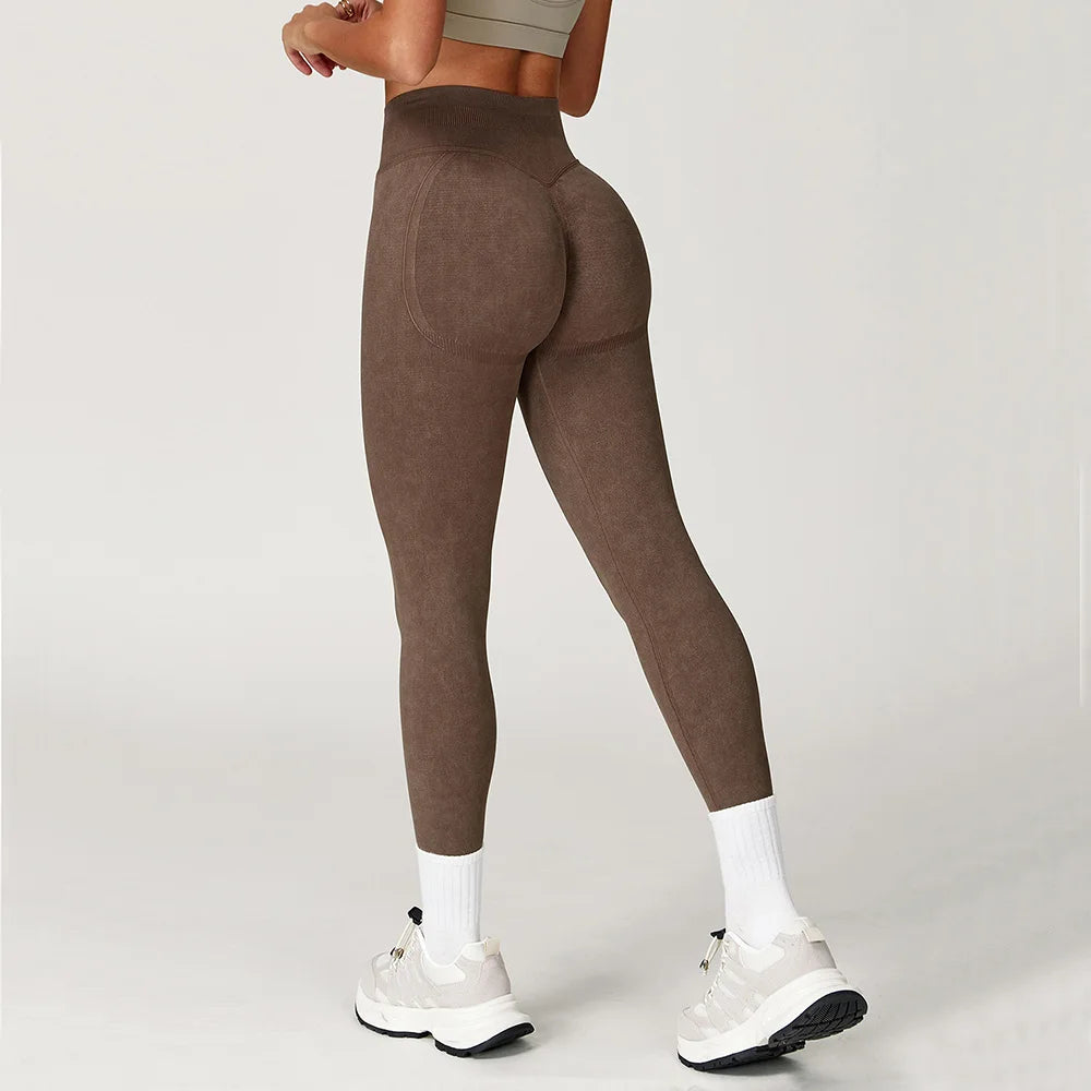 Le Galbant –Pantalon legging de Sport Sans Couture Effet Push-Up
