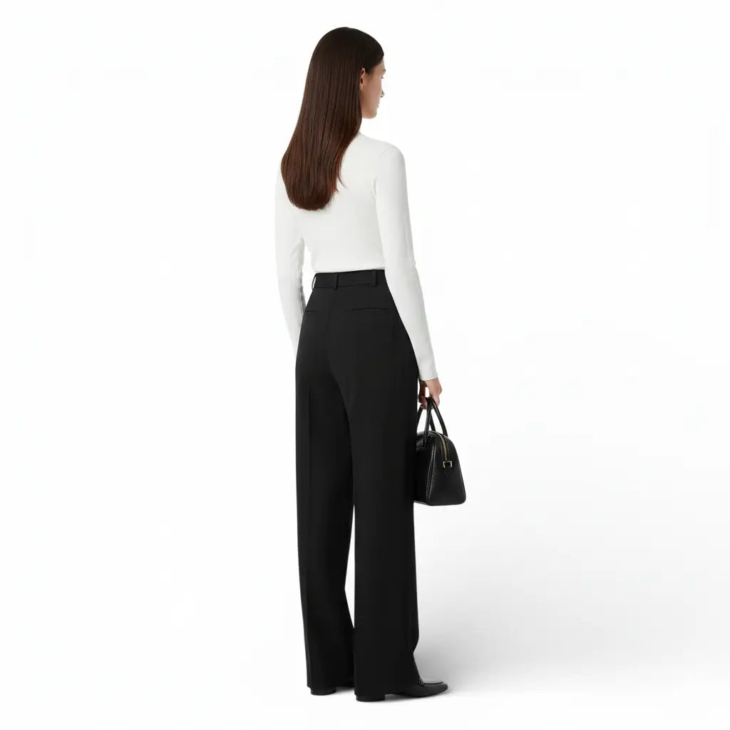 Pantalon tailleur-taille haute et jambes larges LUNAVIA PANTS
