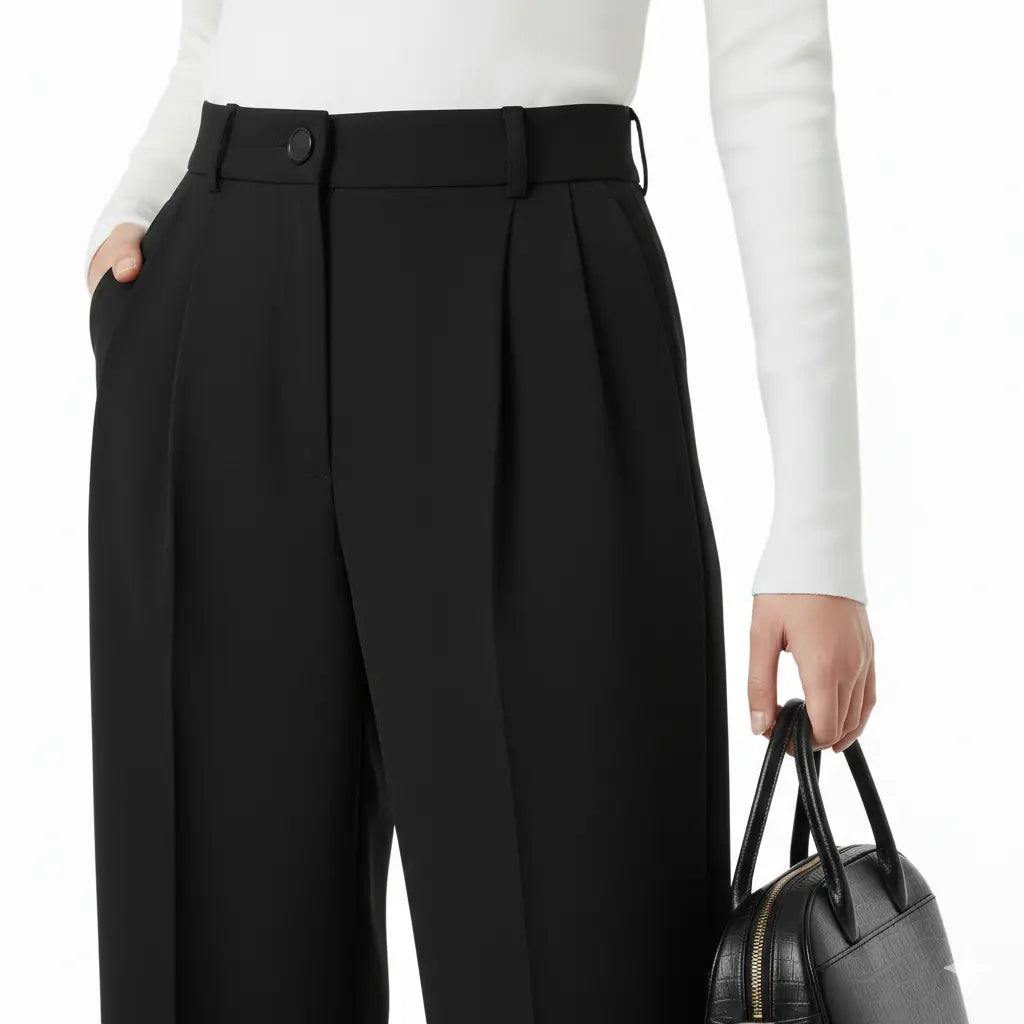 Pantalon tailleur-taille haute et jambes larges LUNAVIA PANTS